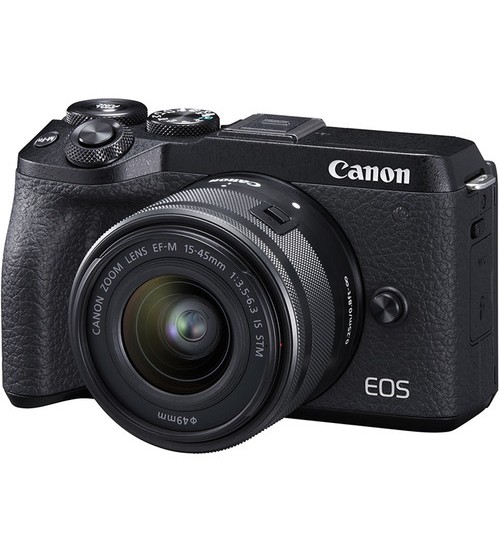 Canon EOS M6 Mark II Kit 15-45mm IS STM (Promo Pre Order Free SDHC 64GB Hingga 10 November 2019)